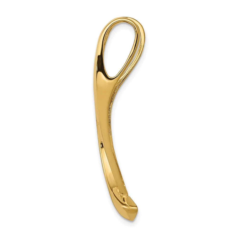 14k Fits up to 8mm both Modern Slide