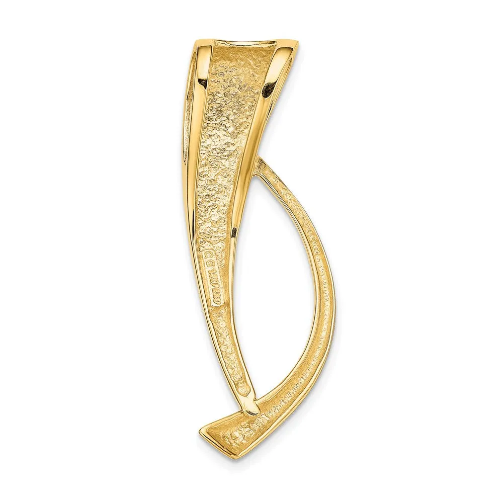14k Fits up to 8mm both Modern Slide