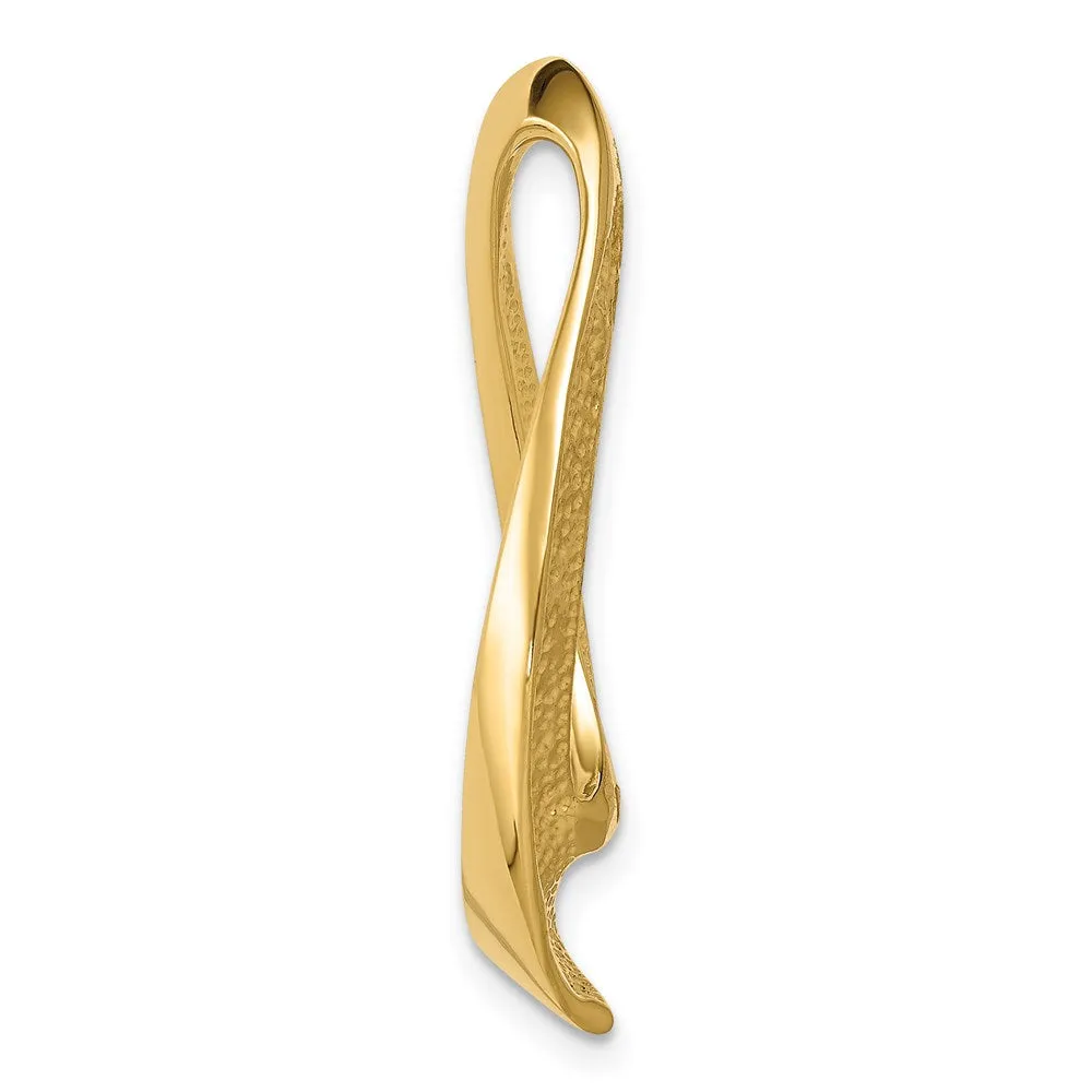 14k Fits up to 8mm Regular, 10mm Fancy Reversible Omega Slide