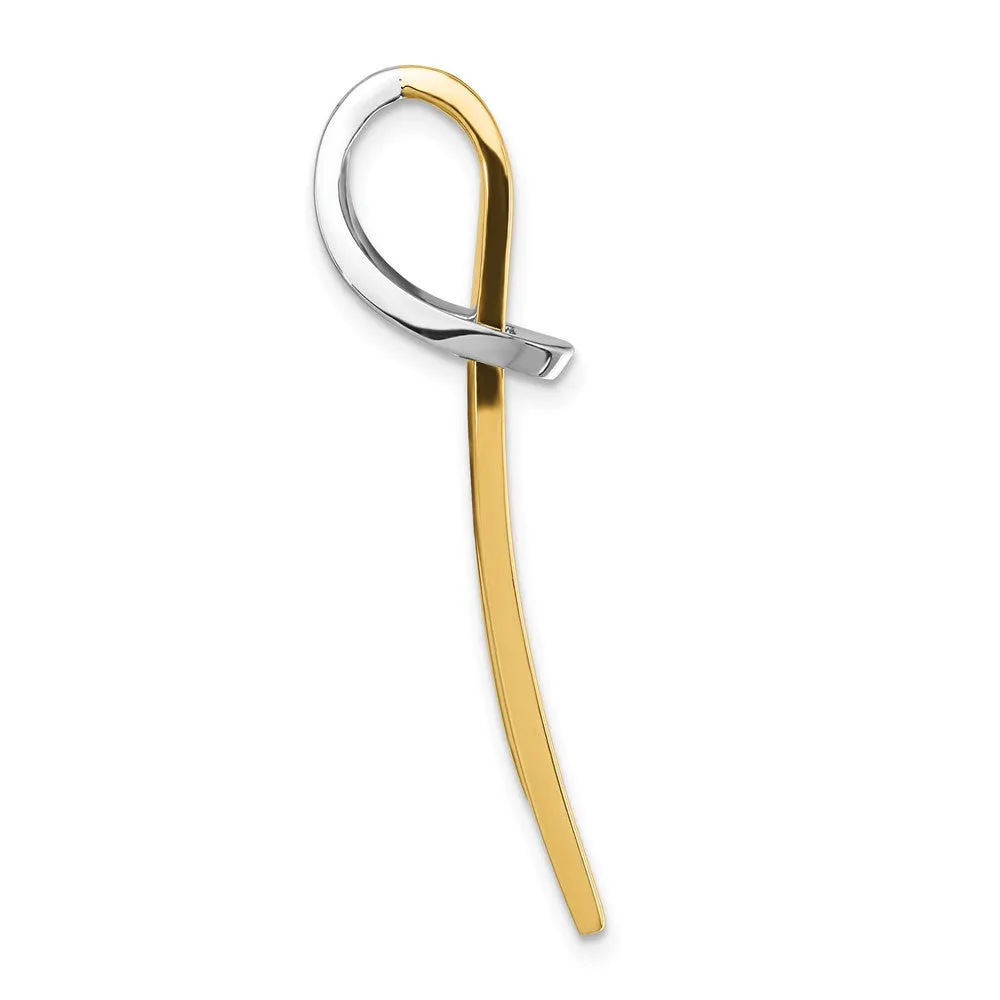 14k Two-tone Knot Slide