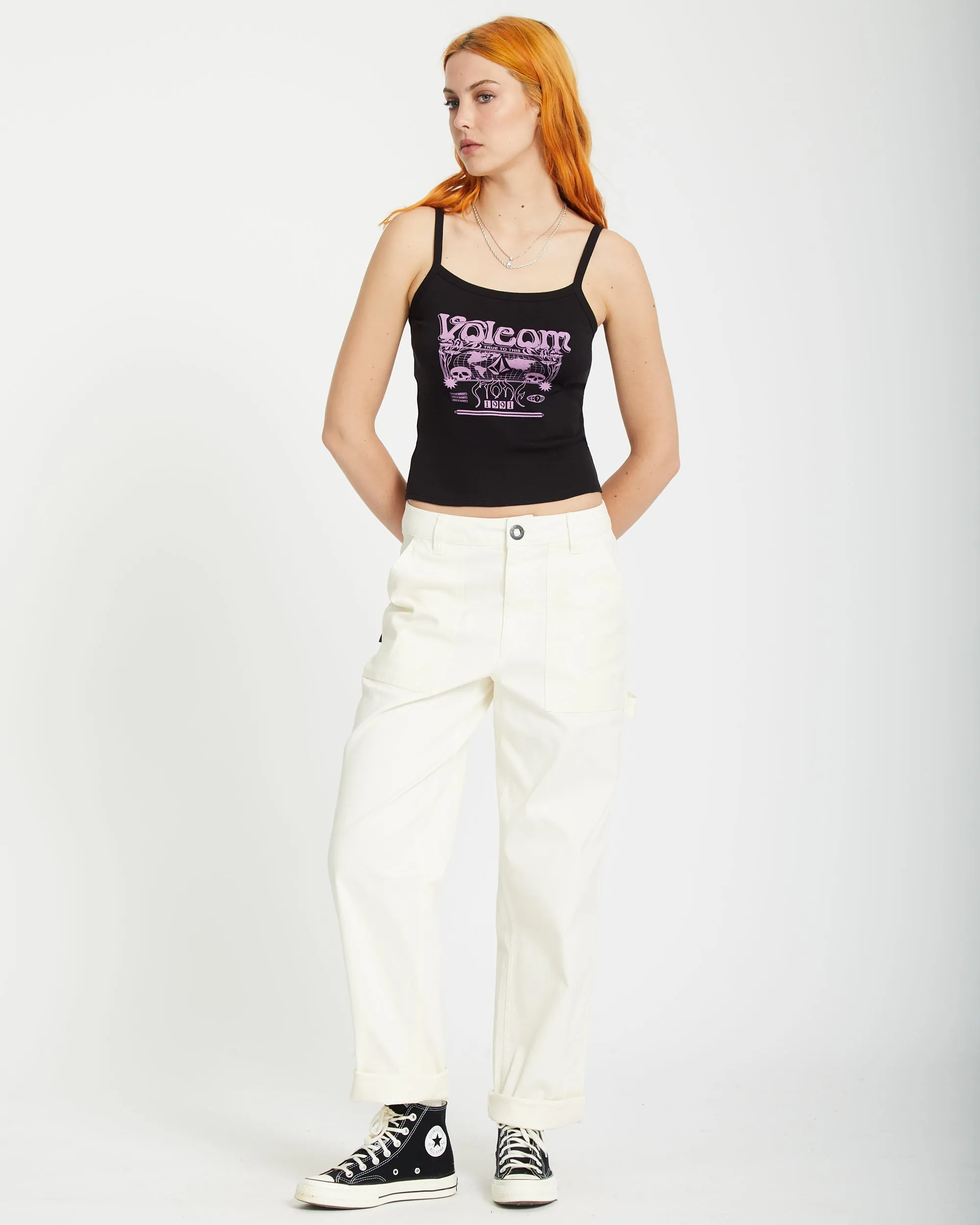 1991 Strappy Tank Top - BLACK