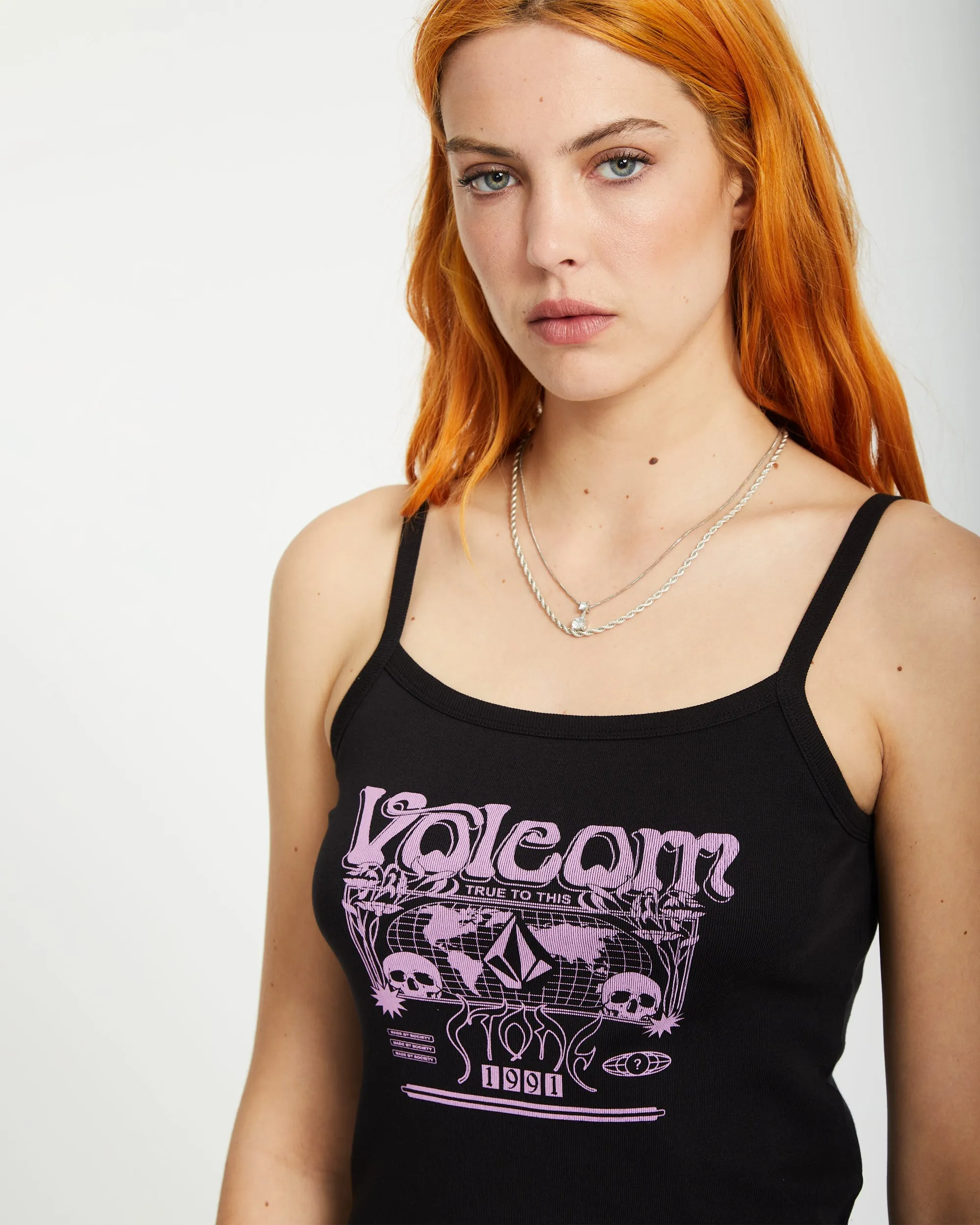 1991 Strappy Tank Top - BLACK