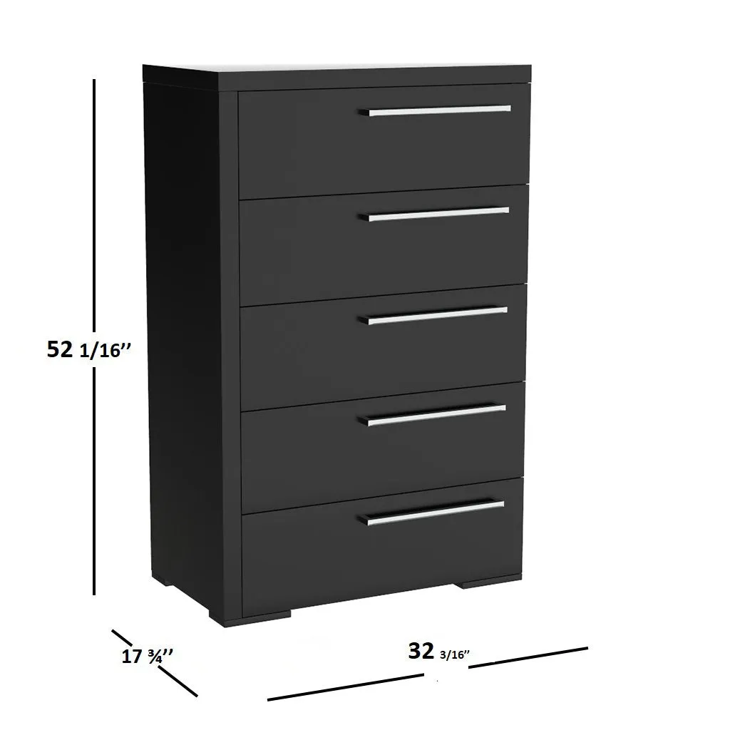 5 drawers chest alpine java