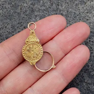 Antique Magnifying Glass Mini Loupe