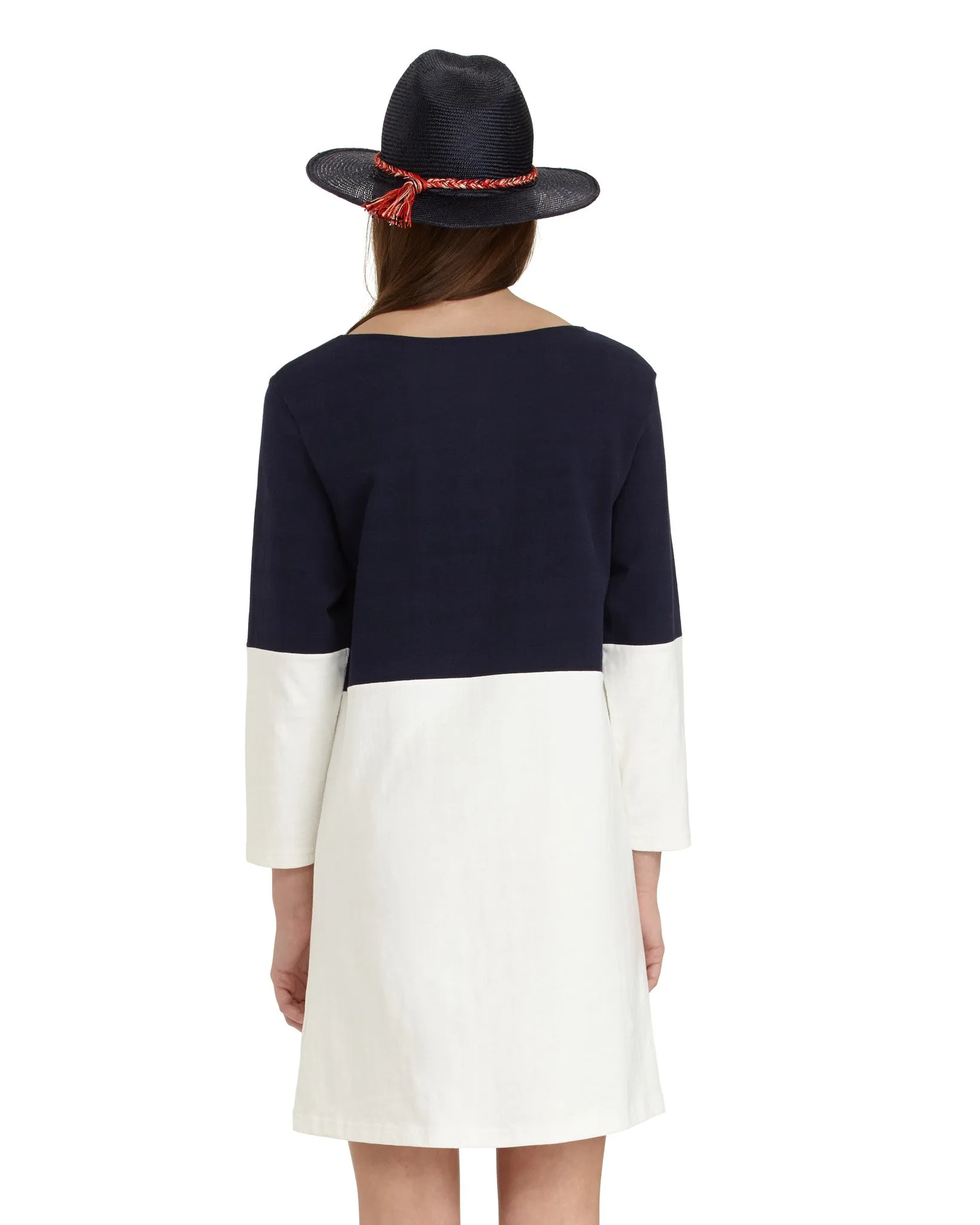 Apiece Apart Tee Dress | Navy & White - FINAL SALE
