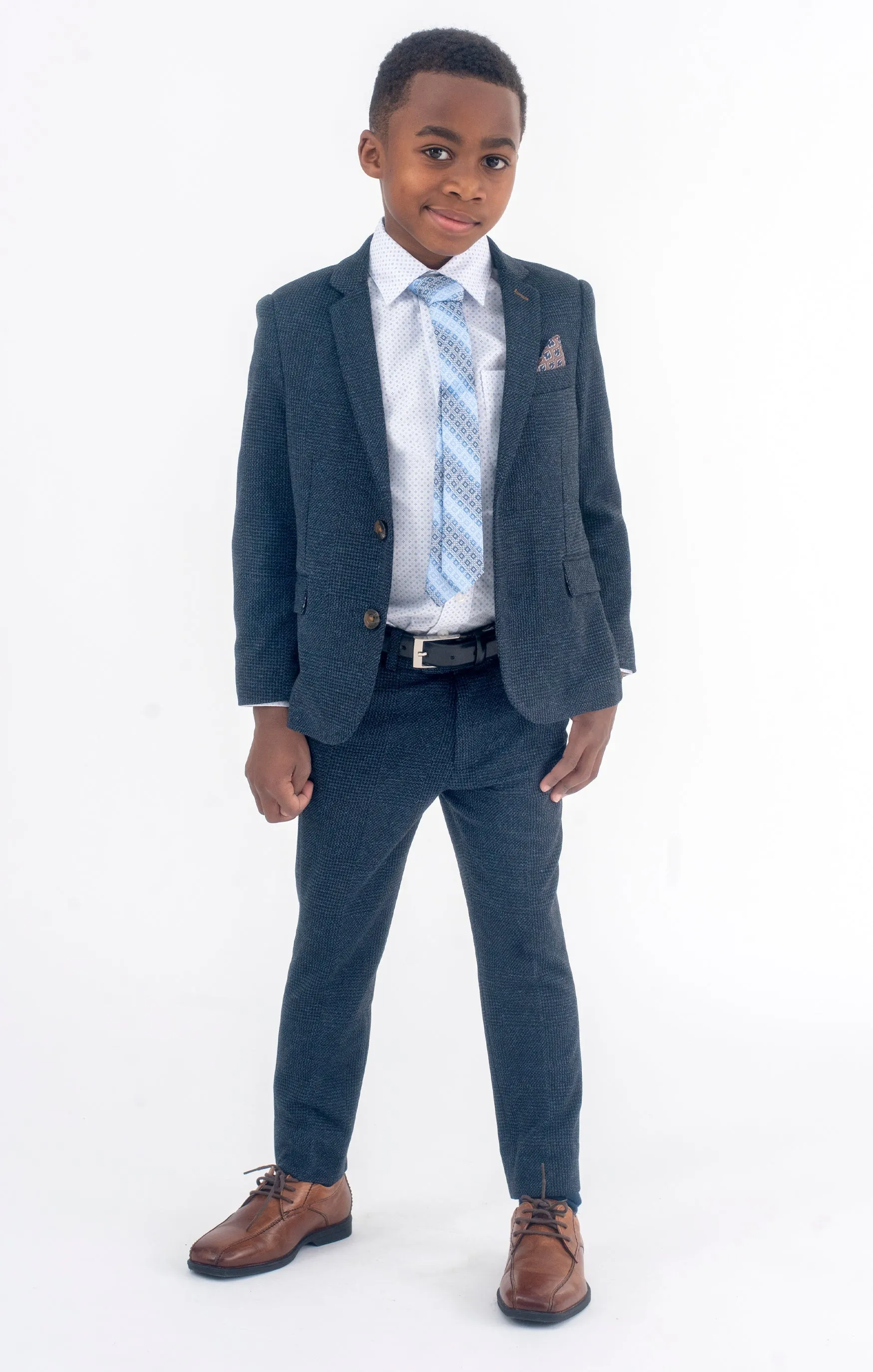 Appaman Blue Print Stretchy Mod Suit