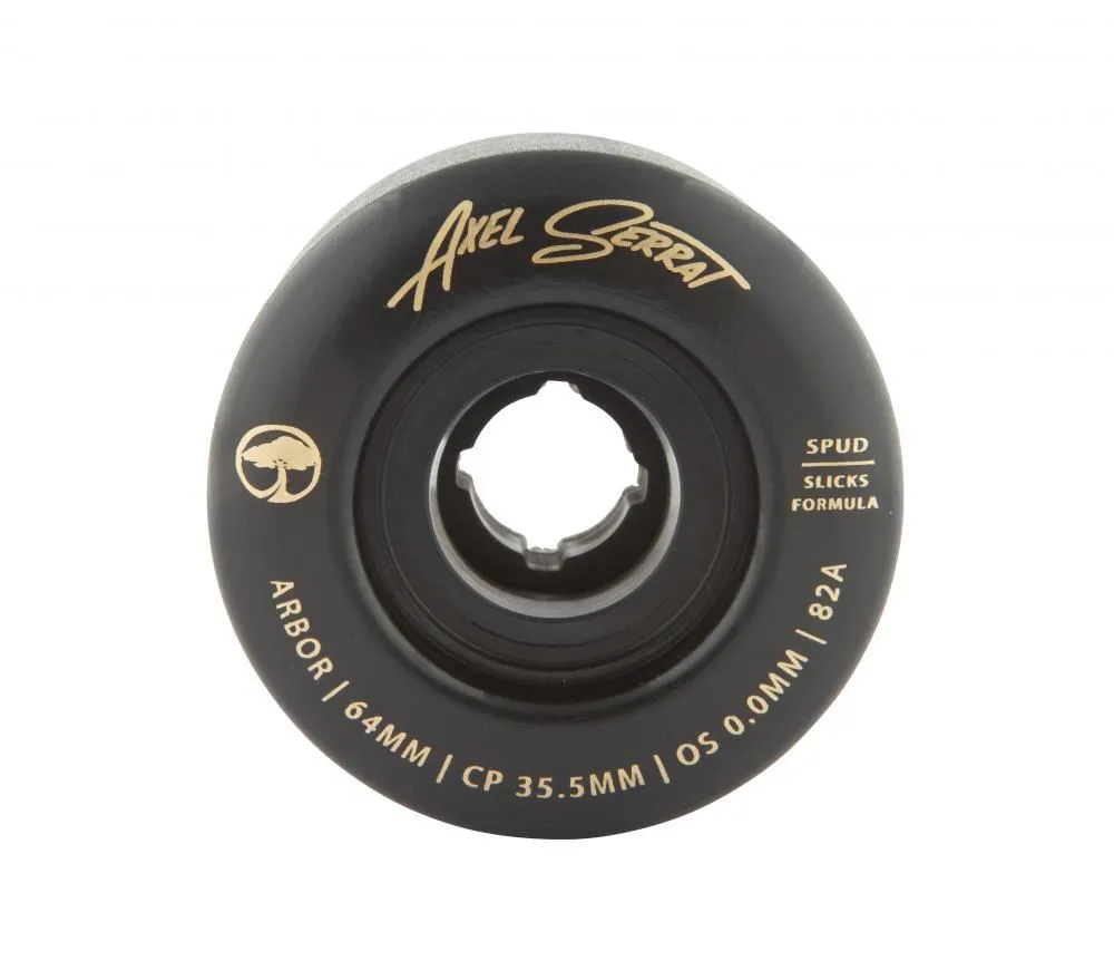 Arbor Signature Skateboard Wheels Spud Axel Serrat 82a - Black