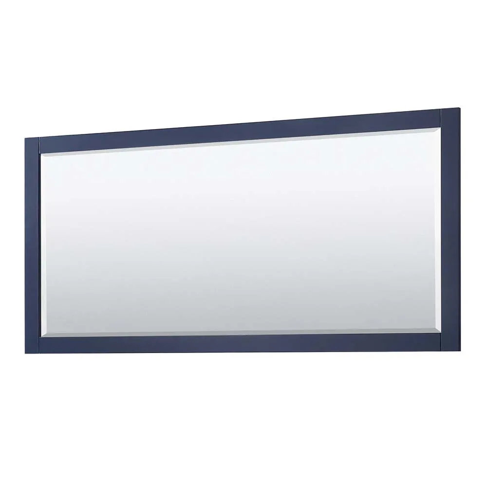 Avery 72 Inch Double Bathroom Vanity in Dark Blue