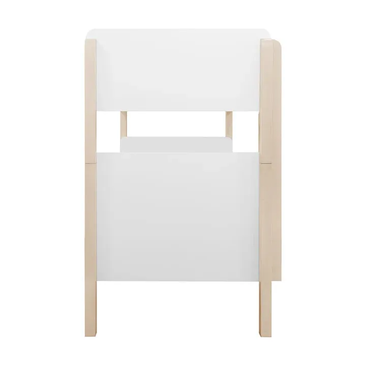 Babyletto TipToe Bunk Bed - White / Washed Natural