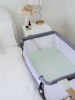Bambella Co-Sleeper Fitted Waterproof Sheet | Fern