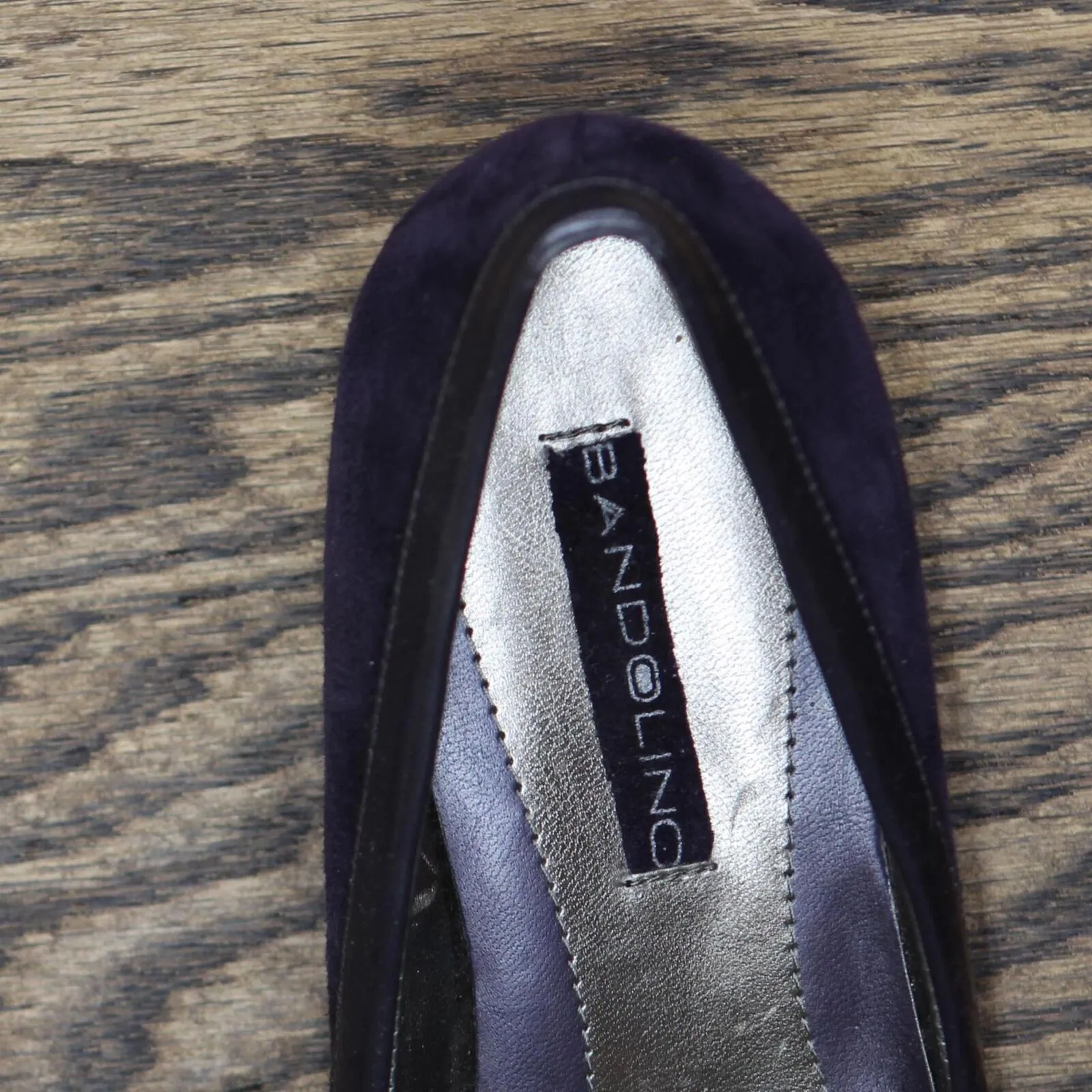 Bandolino Womens Vintage Satin Rose Wedges 1673d4fdcacb58 Dark Purple 6.5M