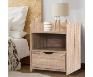 Bedside Table Drawer - Oak Brown