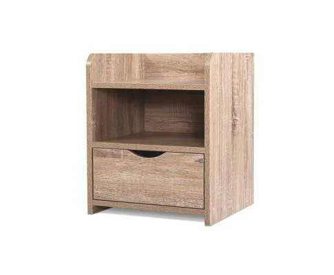Bedside Table Drawer - Oak Brown
