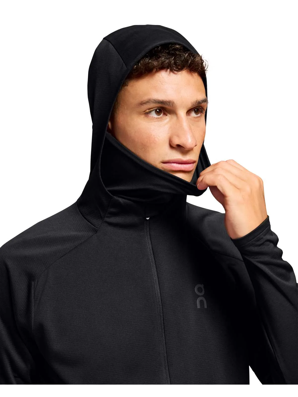 Bluza męska ON RUNNING Climate Zip Hoodie czarny