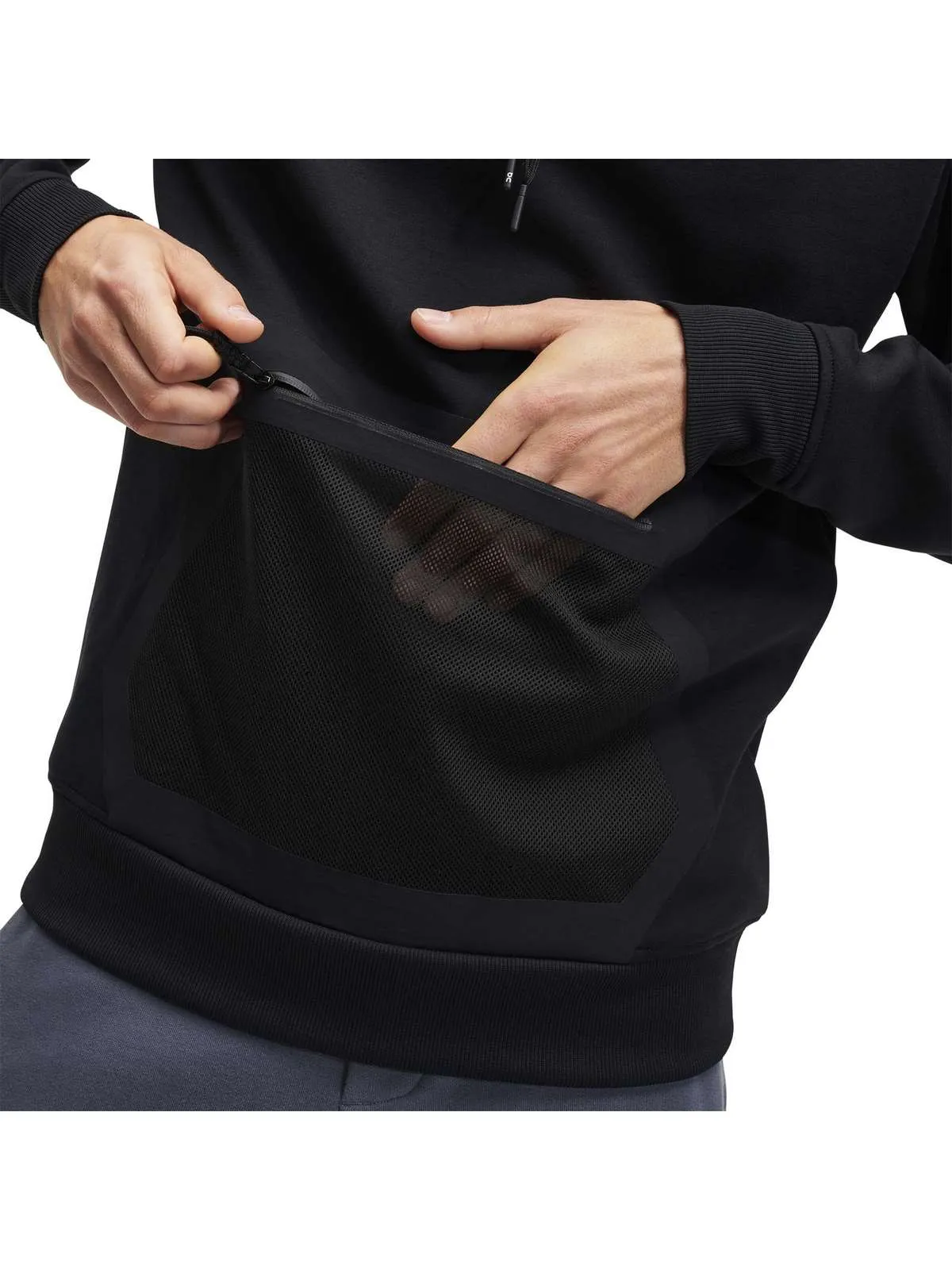 Bluza z kapturem ON RUNNING Hoodie czarny