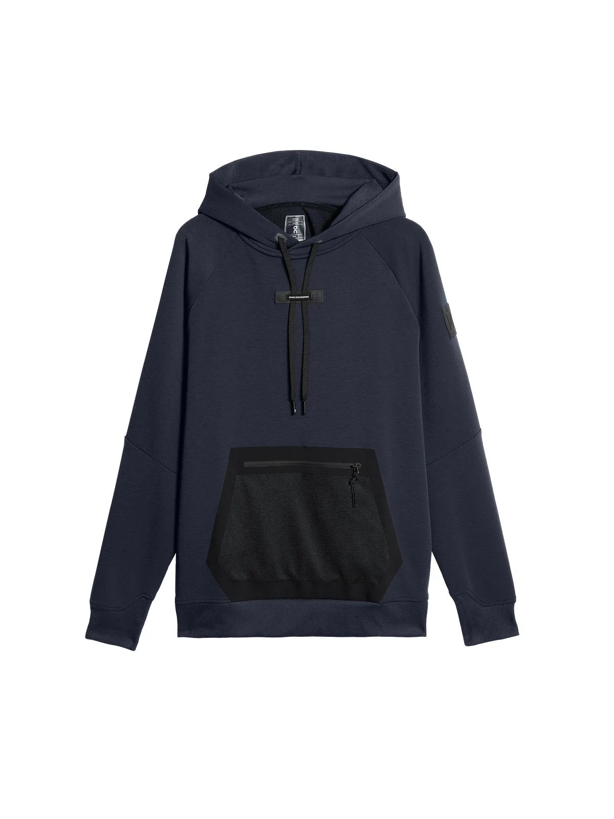 Bluza z kapturem ON RUNNING Hoodie granatowy