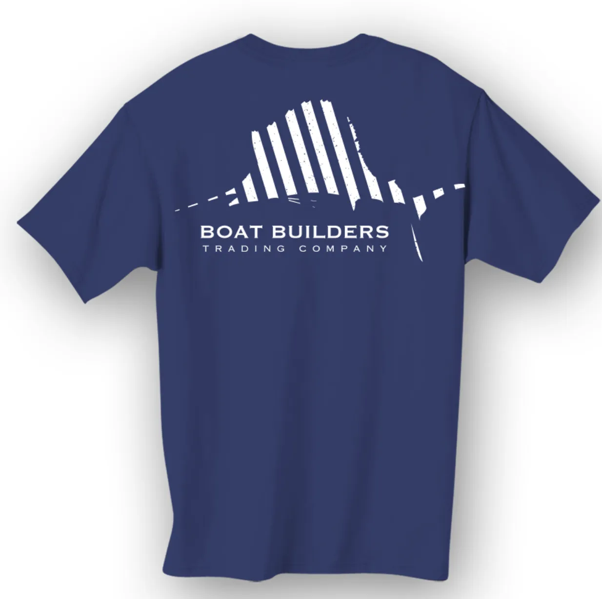 Boat Builders Trading Co. Striped Sailfish Short Sleeve Shirt