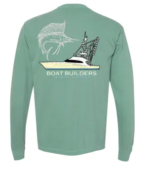 Boat Builders Trading - Yellow Hull Sportfish with Sailfish