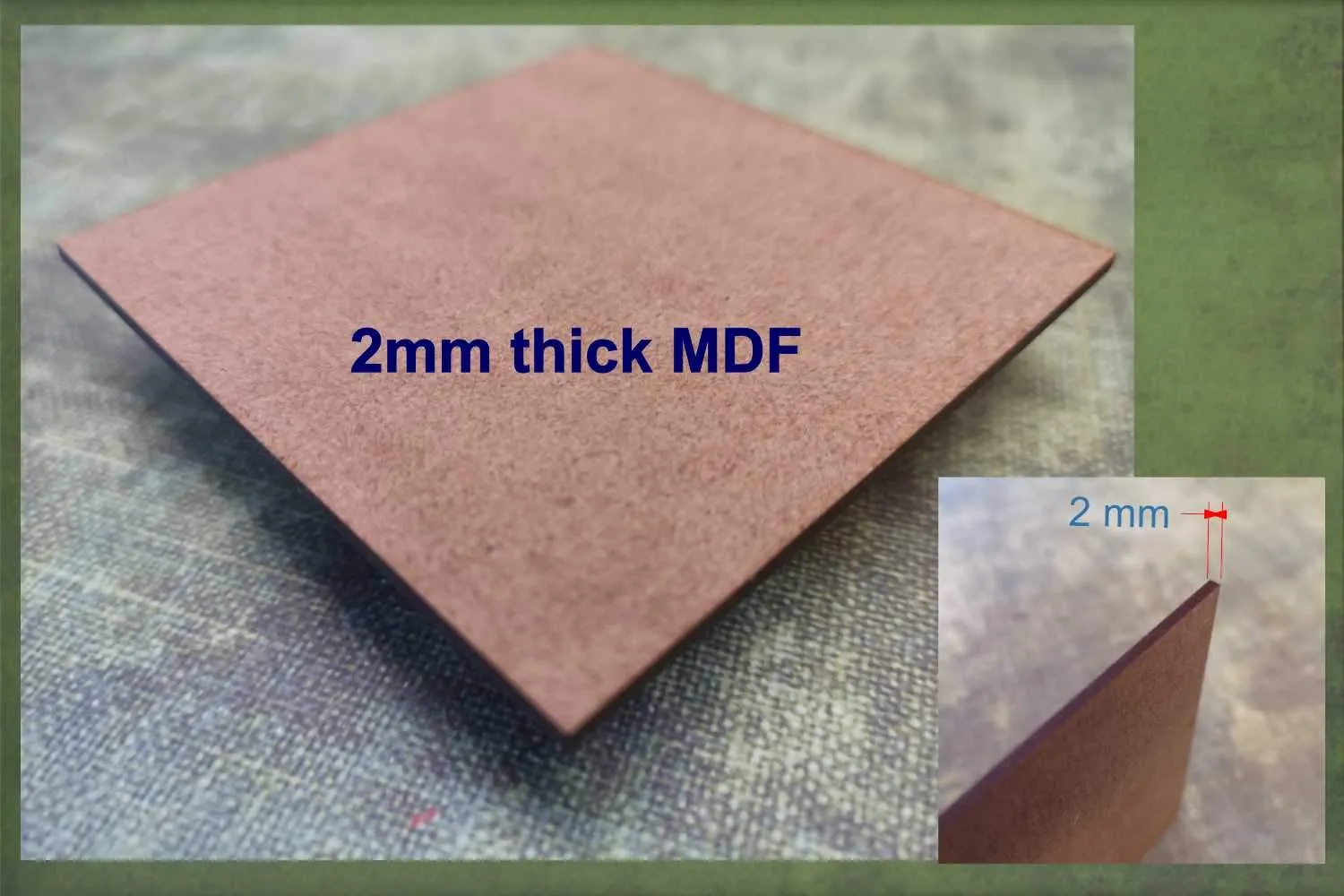 Boat wheel - wooden craft blank - 2mm MDF