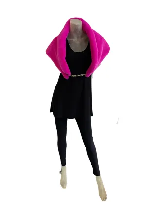 Boléro rose en velour