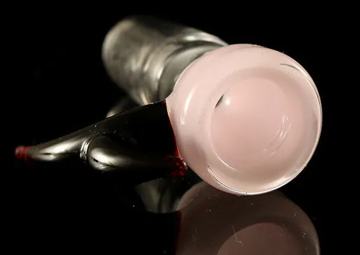 Bong Slide Hand Formed Pink