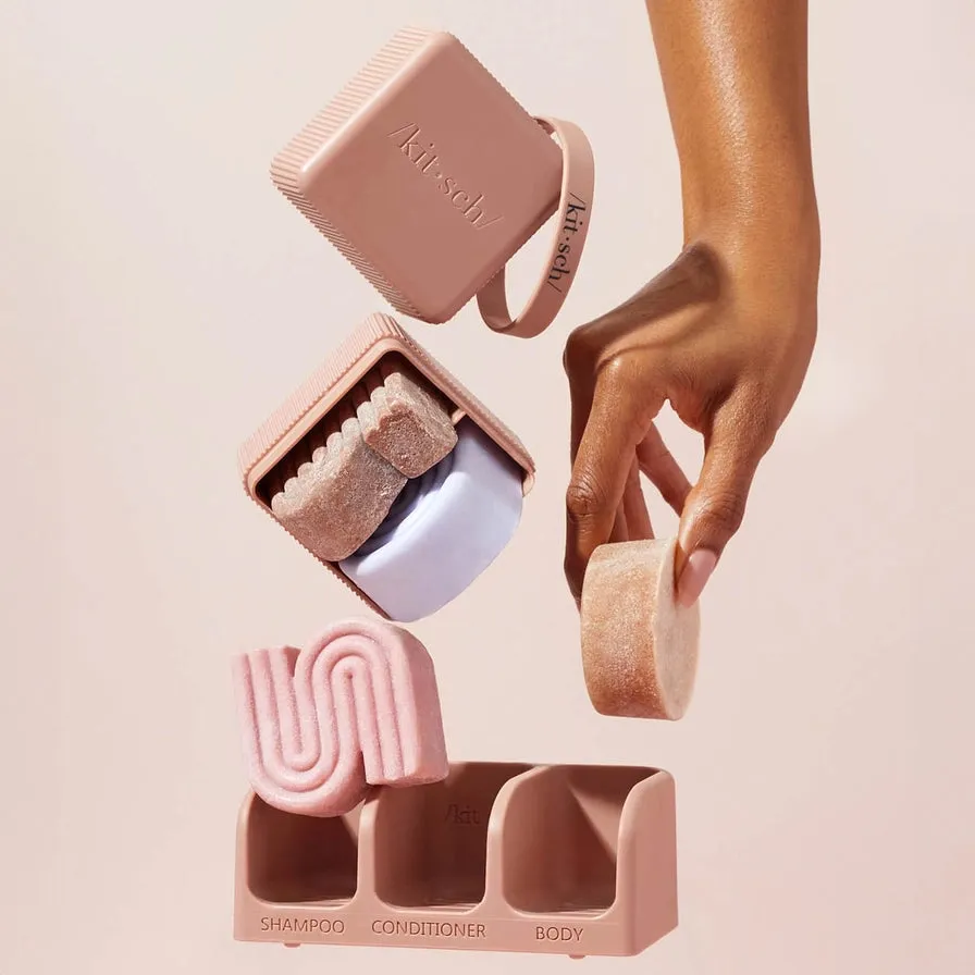 Bottle-Free Beauty Self-Draining Soap Dish