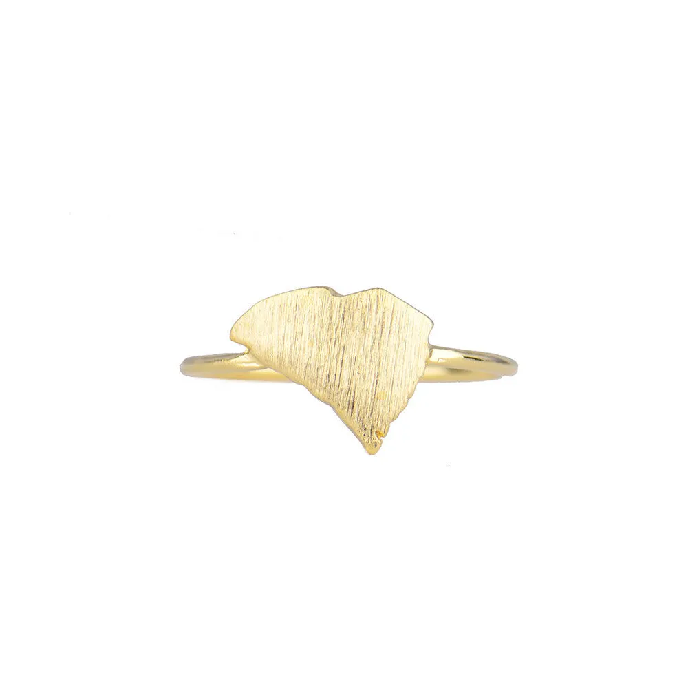Brass South Carolina Ring