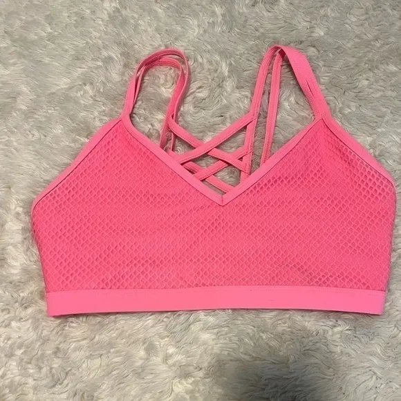 Bright Pink Lorna Jane Sports Bra