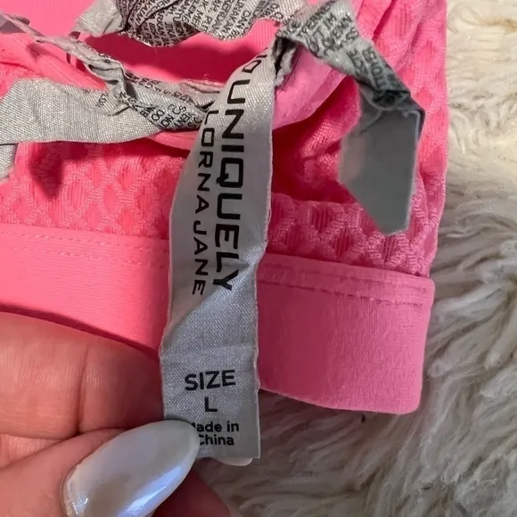 Bright Pink Lorna Jane Sports Bra