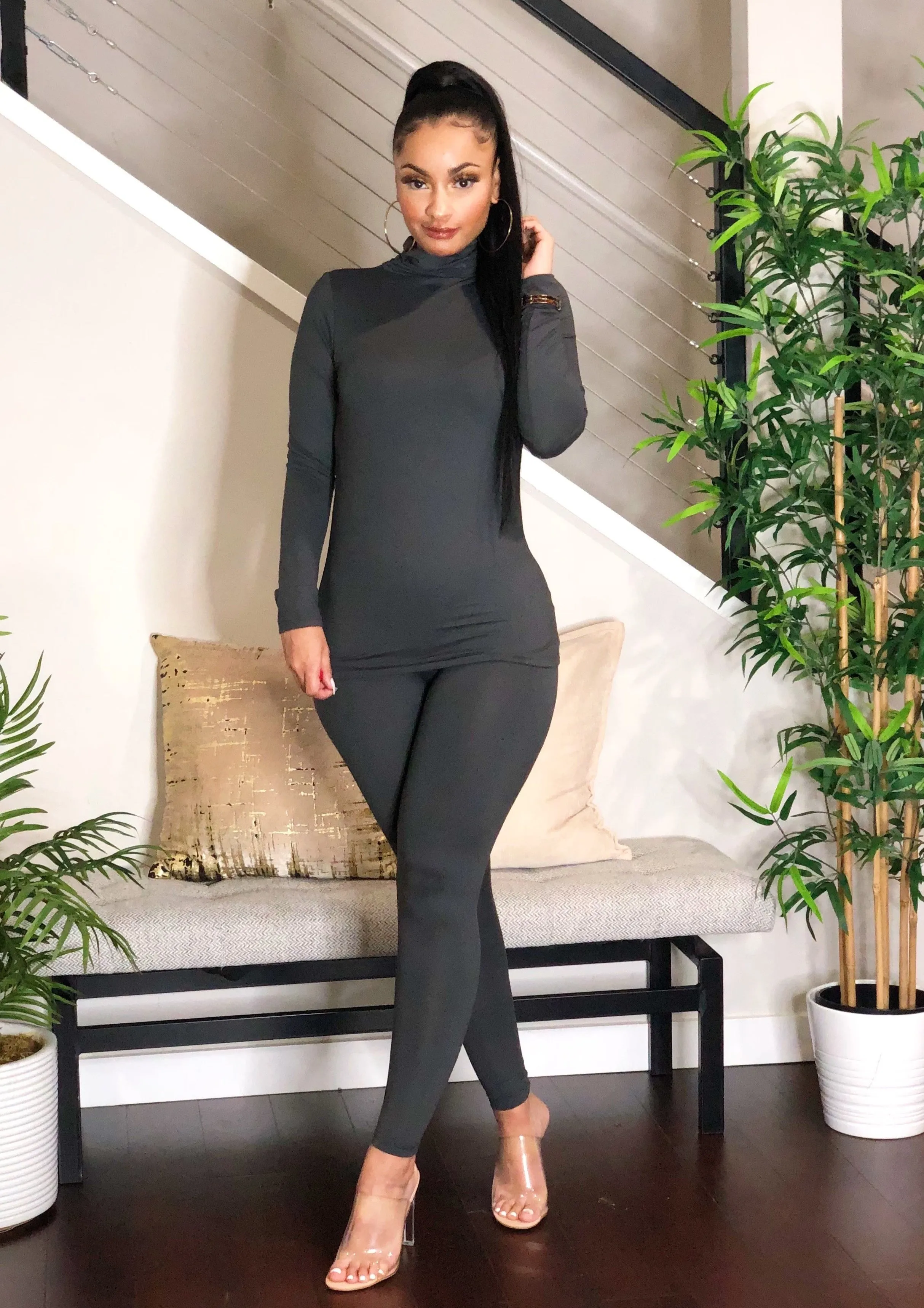 Butter Soft Legging Set (Grey)