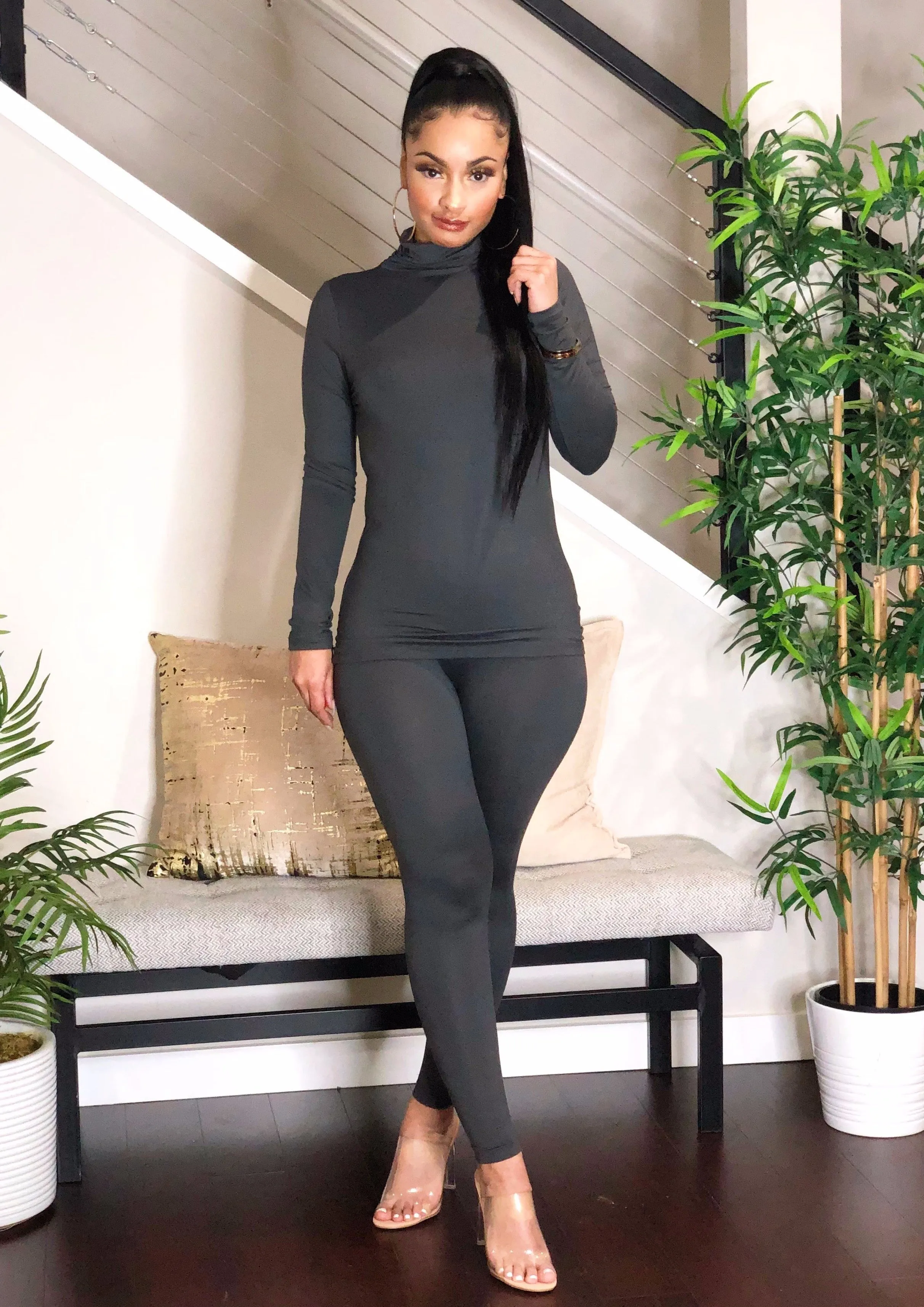 Butter Soft Legging Set (Grey)