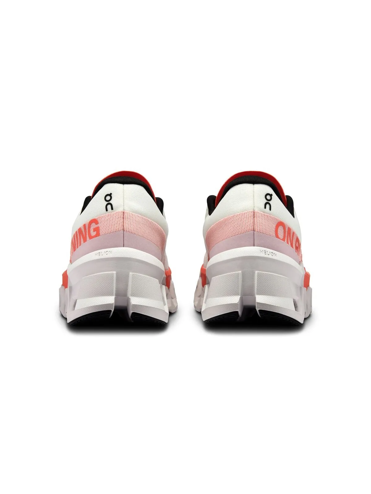Buty do biegania męskie ON RUNNING Cloudmonster 2 biały pomarańcz