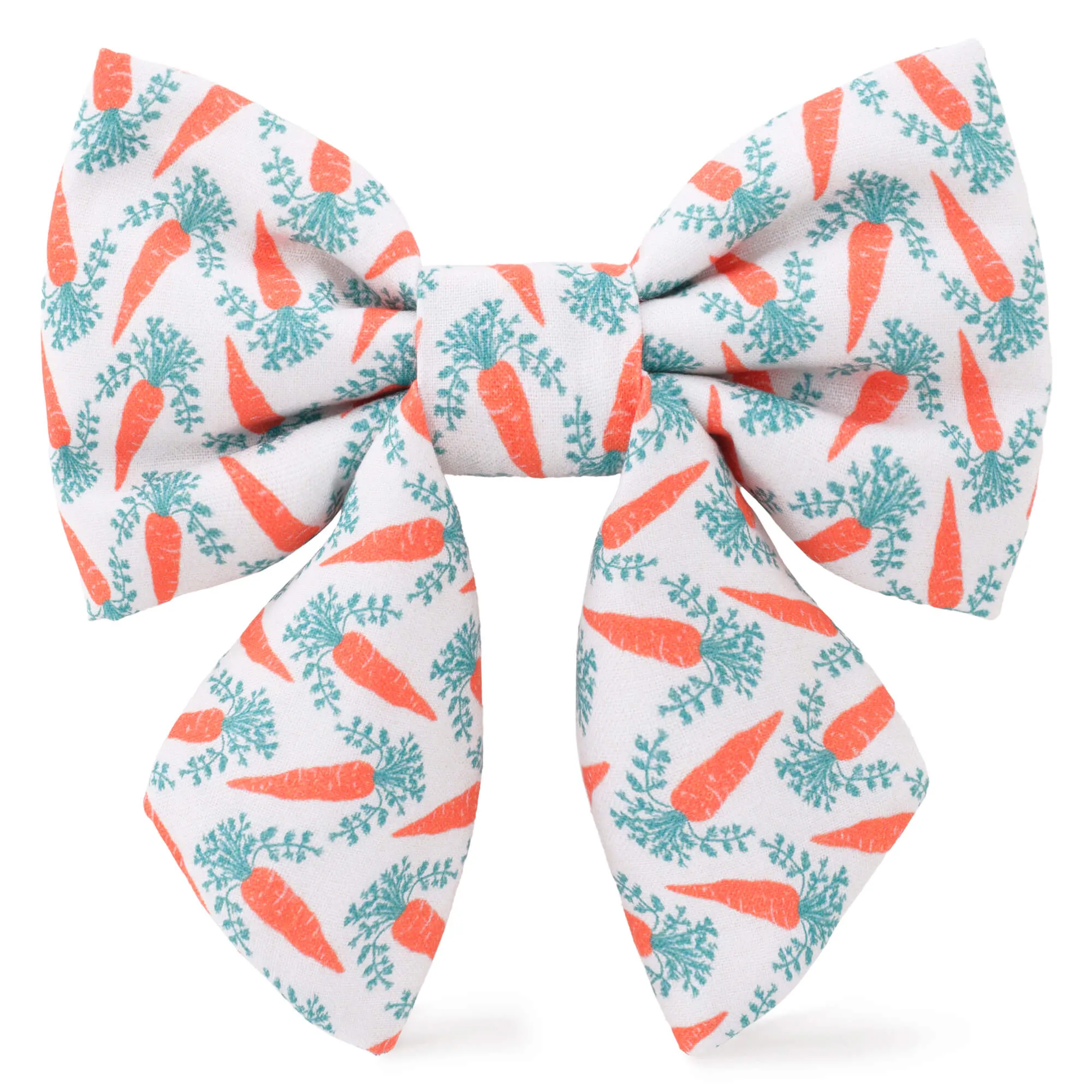 Carrot Patch Lady Dog Bow