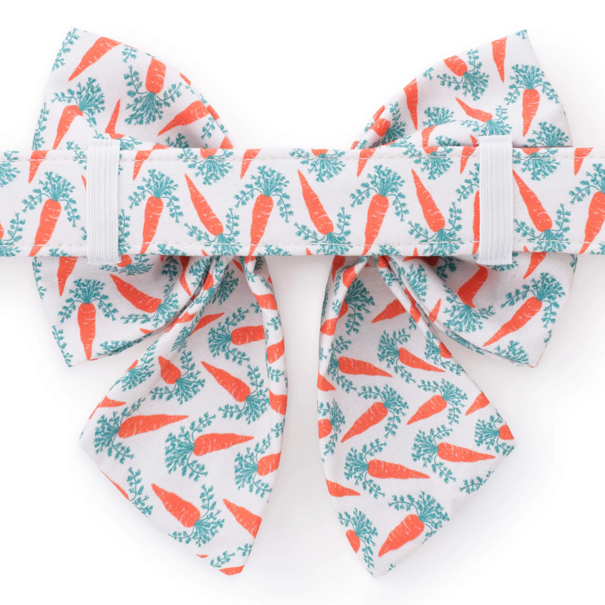 Carrot Patch Lady Dog Bow