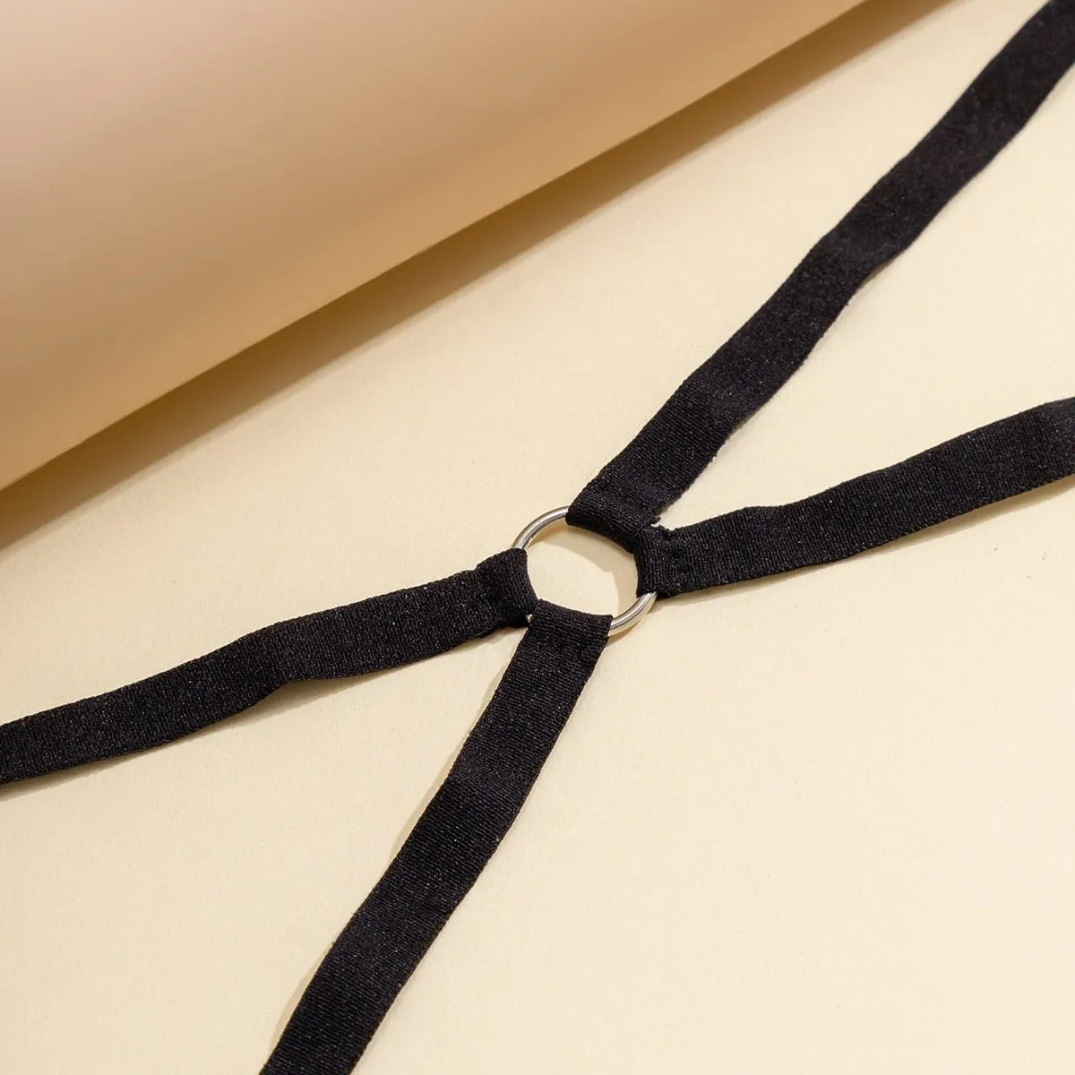 Chic Halo Charm Elastic Band Harness Thigh Leg Chain