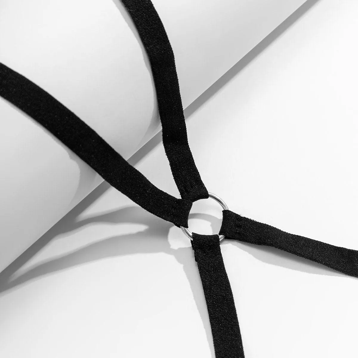 Chic Halo Charm Elastic Band Harness Thigh Leg Chain