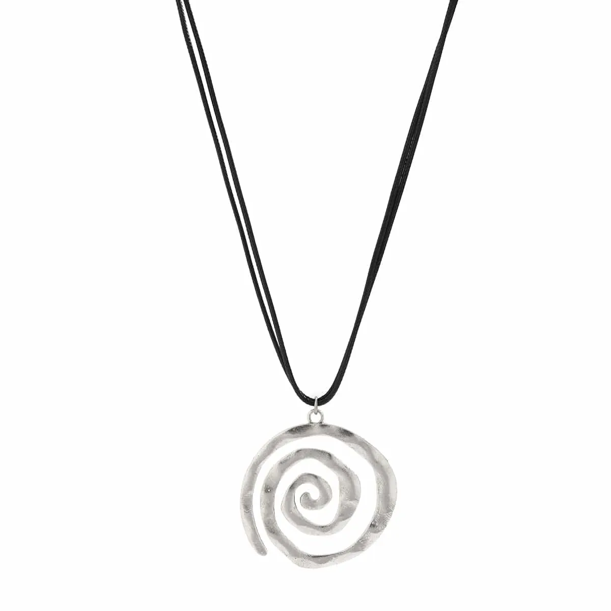 Chic Layered Spiral Wax Cord String Necklace