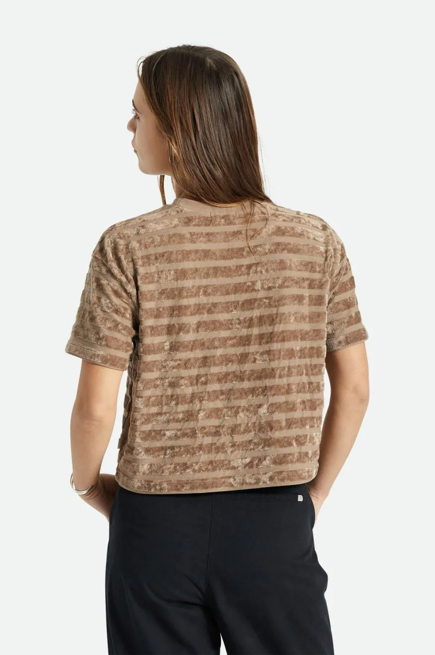 Colombia Velour Boxy Top