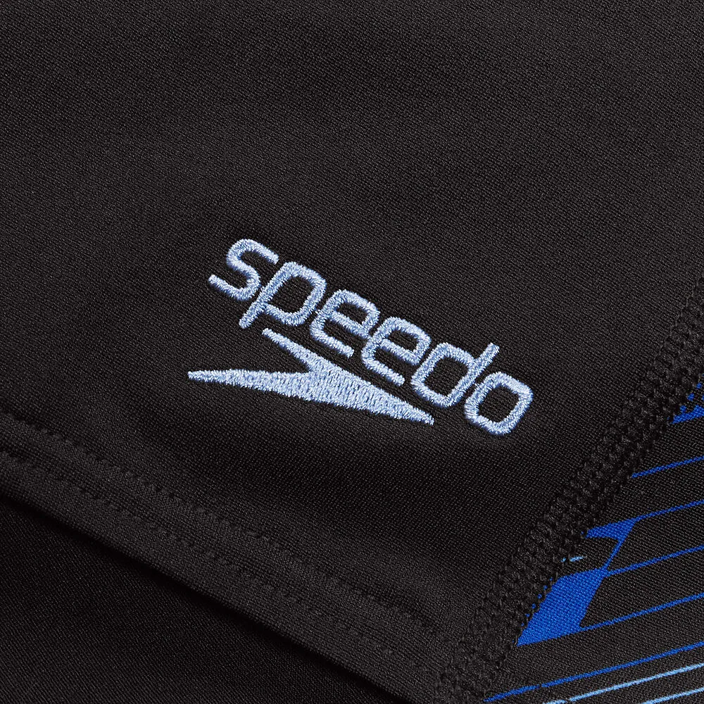 COSTUME SPEEDO PARIGAMBA HYPERBOOM LOGO AQUASHORT UOMO SLIP NUOTO PISCINA