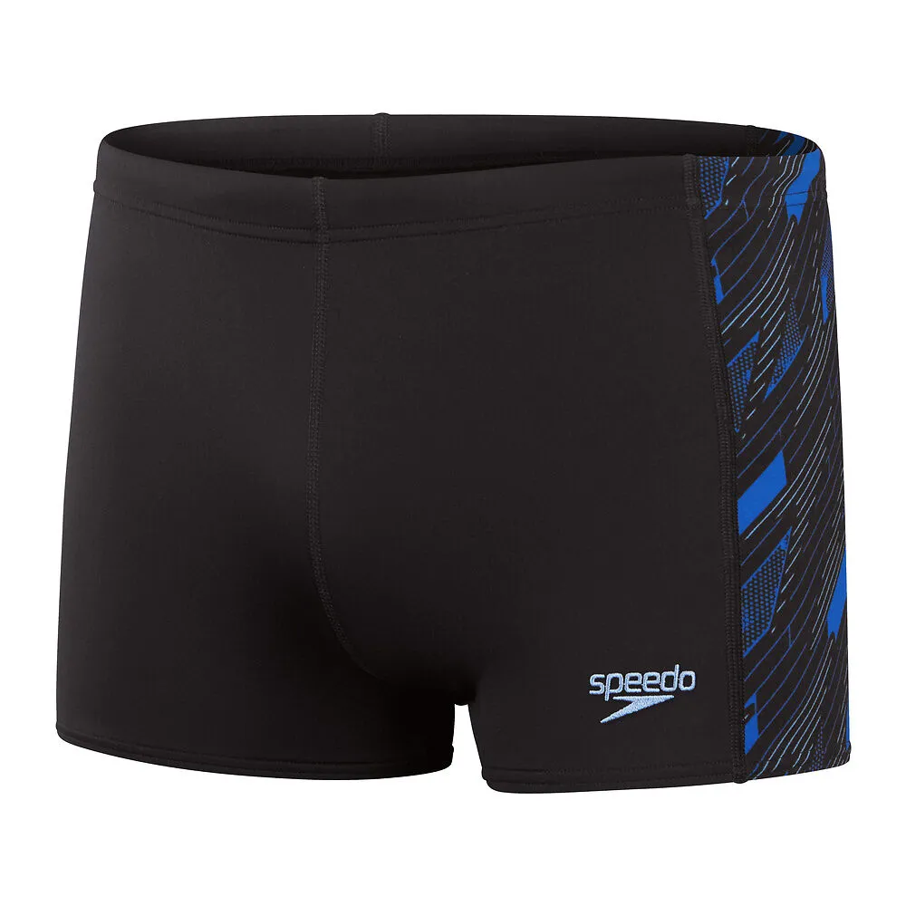 COSTUME SPEEDO PARIGAMBA HYPERBOOM LOGO AQUASHORT UOMO SLIP NUOTO PISCINA
