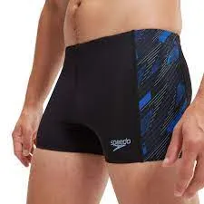 COSTUME SPEEDO PARIGAMBA HYPERBOOM LOGO AQUASHORT UOMO SLIP NUOTO PISCINA
