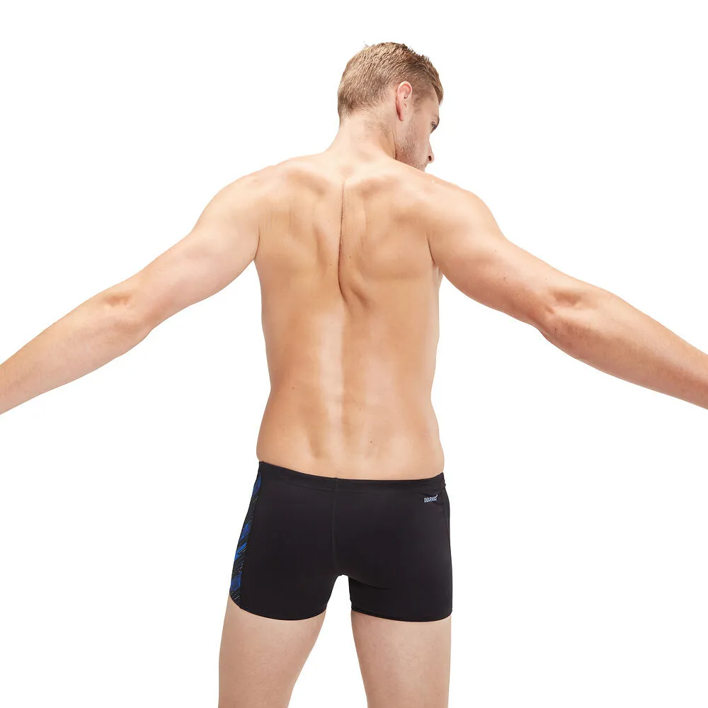 COSTUME SPEEDO PARIGAMBA HYPERBOOM LOGO AQUASHORT UOMO SLIP NUOTO PISCINA