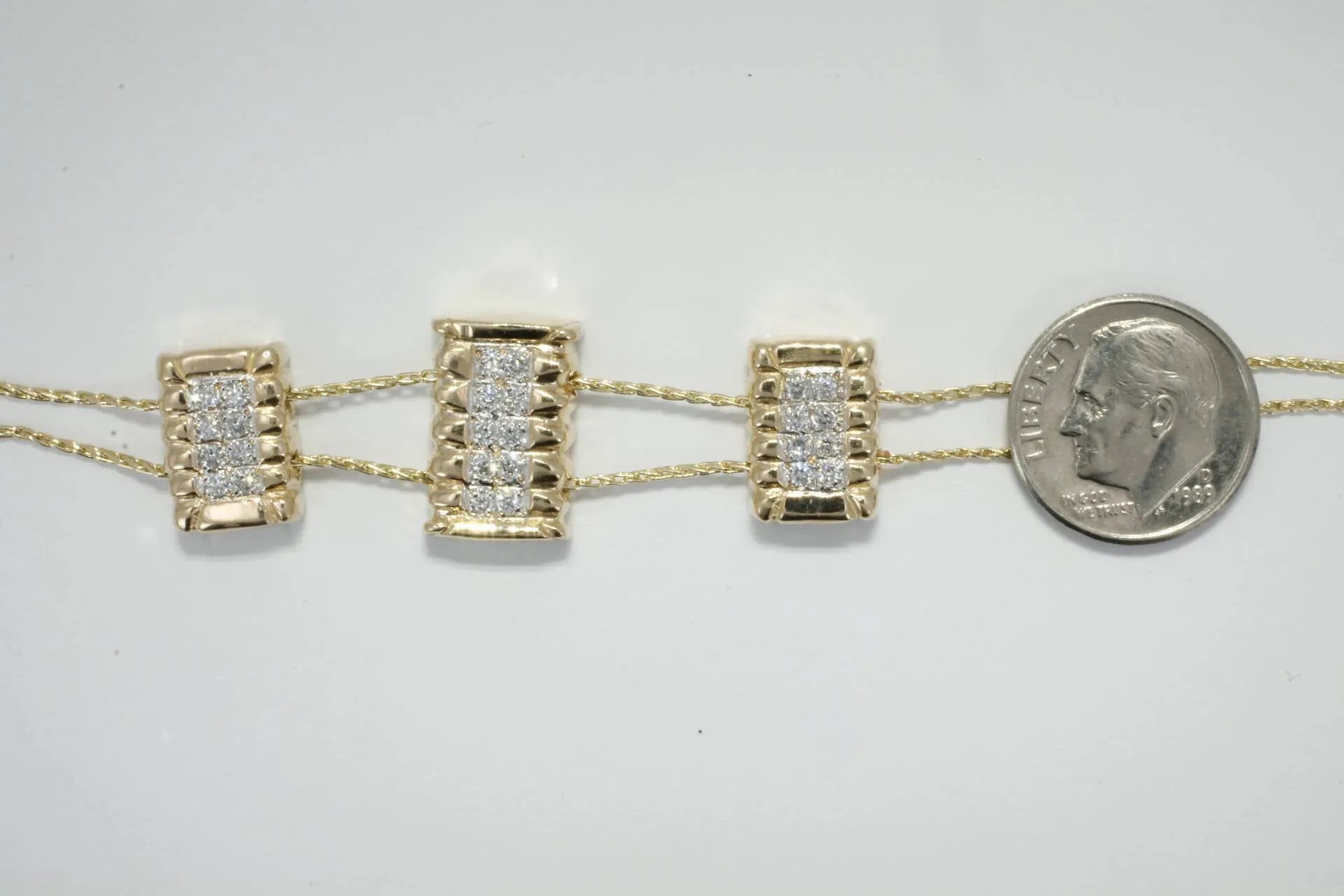 Cotton Jewelry Cotton Bale Diamond Slide Bracelet