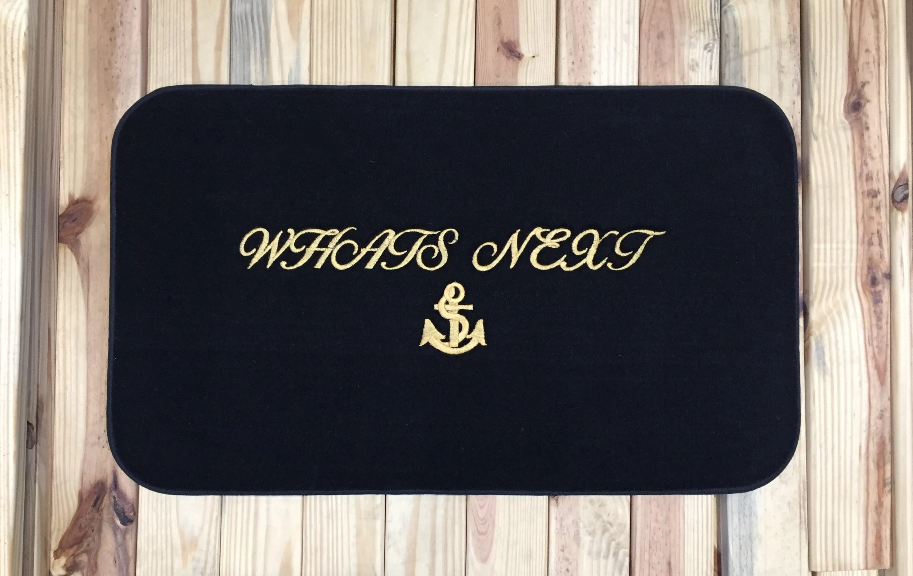 Custom 18" X 24" Marine Dock and Deck Mat w/Binding
