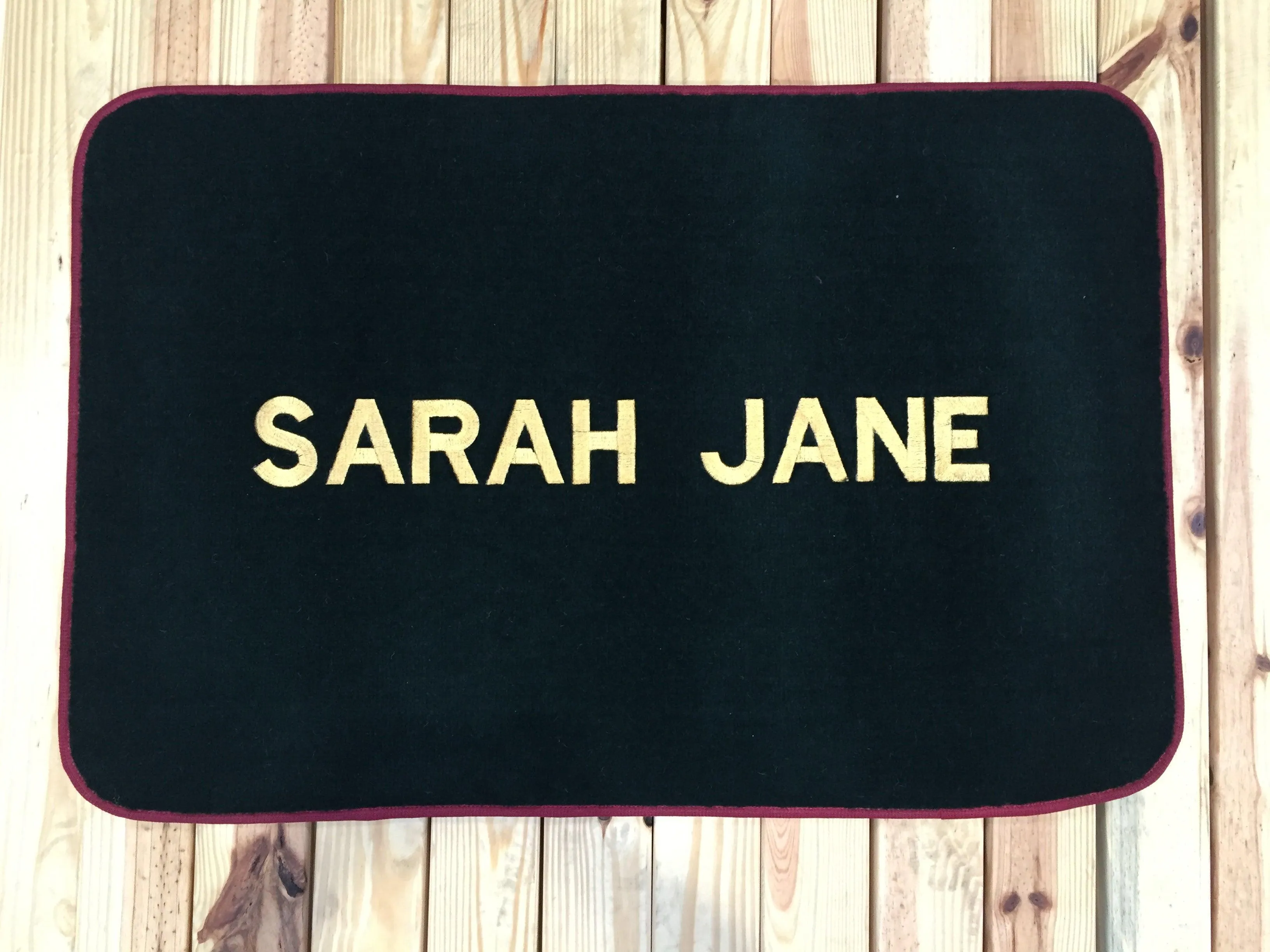 Custom 18" X 24" Marine Dock and Deck Mat w/Binding