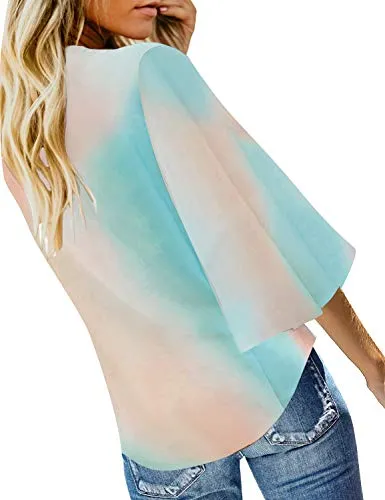 Dancing in the Rain Tie Dye Button Down Shirt