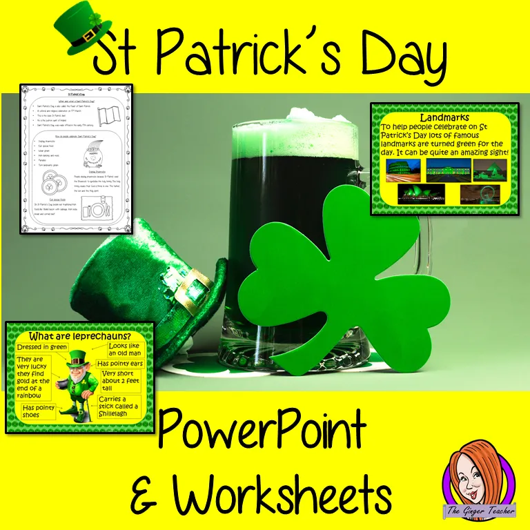 Distance Learning St Patrick’s Day Google Slides Lesson