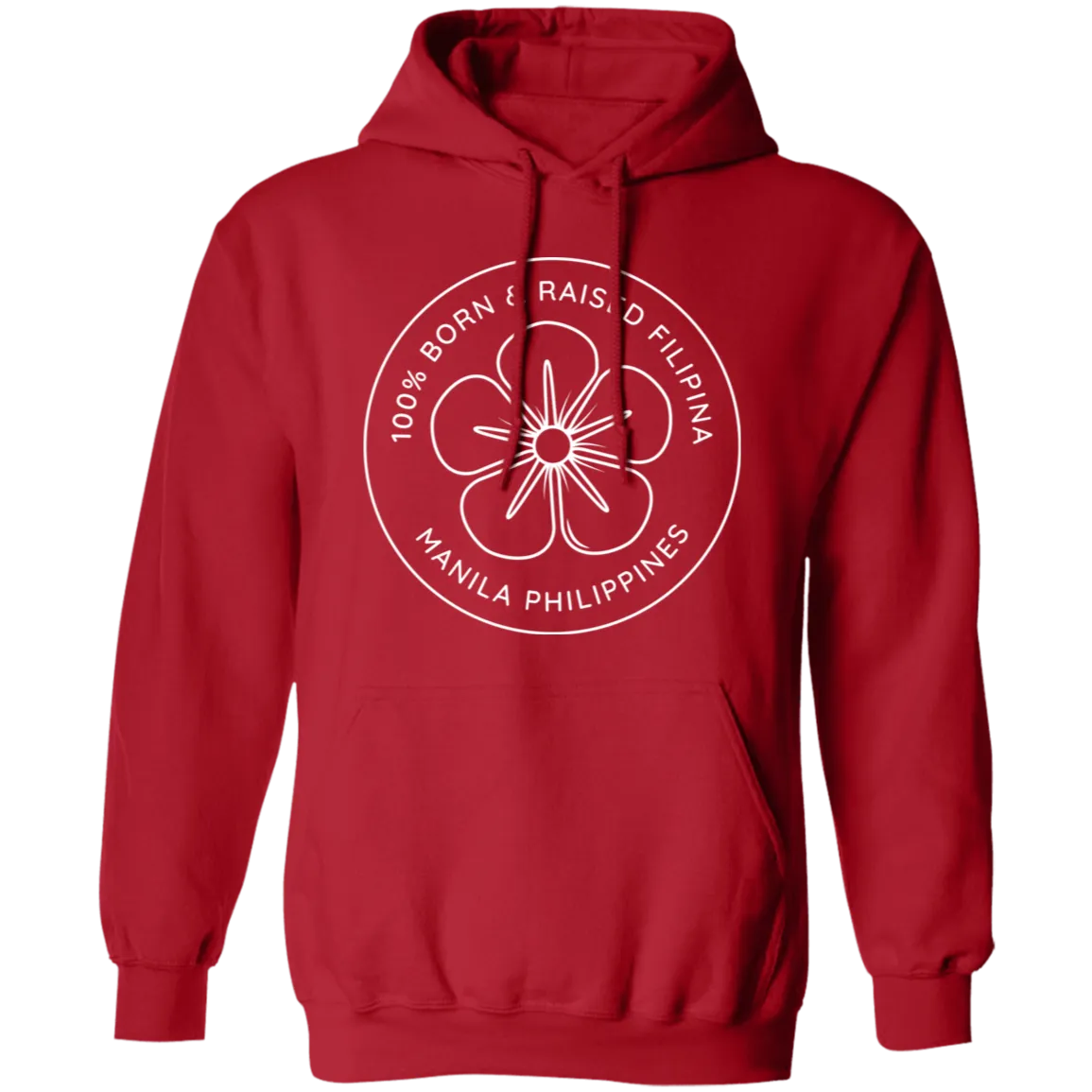 Filipina Flower Unisex Pullover Hoodie
