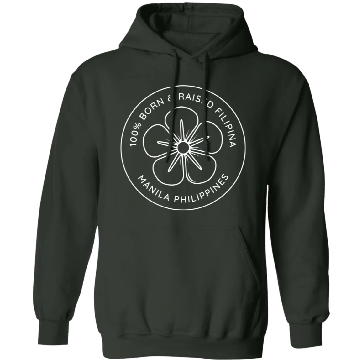 Filipina Flower Unisex Pullover Hoodie