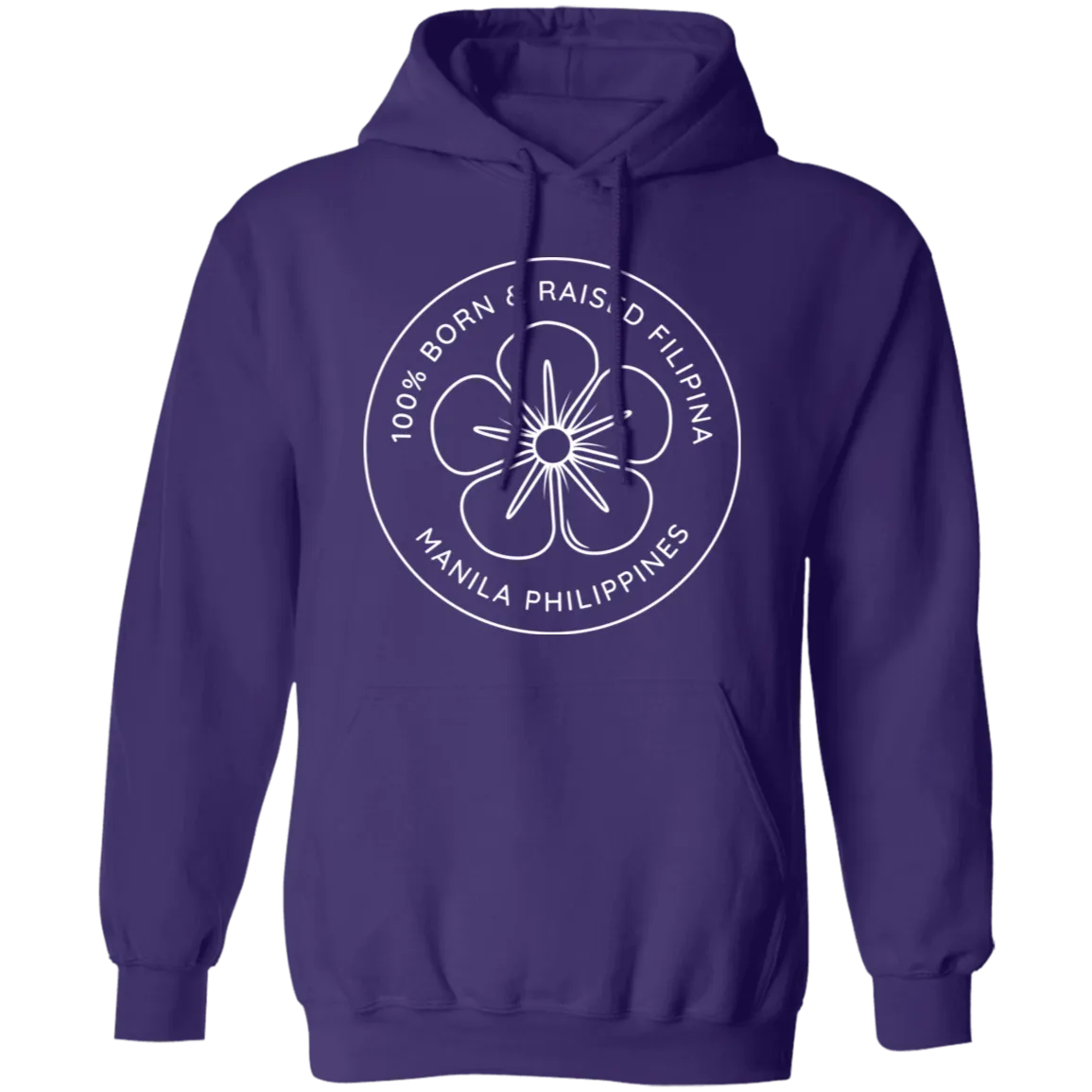 Filipina Flower Unisex Pullover Hoodie